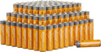 48 Pack AA High-Performance Alkaline Batteries, 10-Year Shelf Life, Easy to Open Value Pack