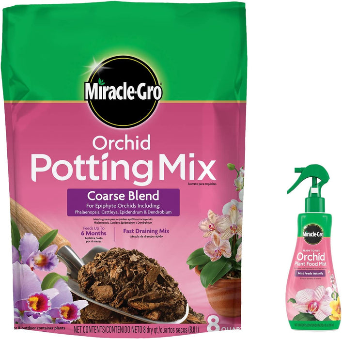 Miracle-Gro Orchid Potting Mix Coarse Blend, 8 Qt.