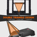 Portable Basketball Hoop Goal System 5 - 7Ft Height Adjustable 34" Backboard for Kids Teens Outdoor Indoor Court
