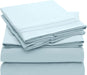 Queen Sheet Set - Hotel Luxury Bedding Sheets & Pillowcases - Extra Soft Cooling Bed Sheets - Deep Pocket up to 16 Inch - Wrinkle, Fade, Stain Resistant - 4 Piece (Queen, Baby Blue)