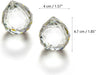 Clear Glass Crystal Ball Prism Pendant Suncatcher 40Mm Pack of 2