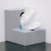 Cheers US Tissue Box Cover Square - Facial Cube Tissue Box Holder Case Dispenser for Bathroom Vanity Countertop, Bedroom Dresser, Office Desk or Night Stand Table