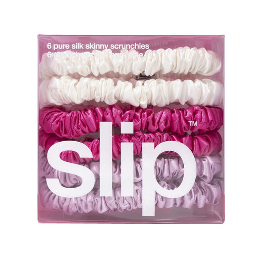 Pure Silk Skinny Scrunchies - Sweet Pea