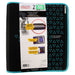Five Star Xpanz 2" Zipper Binder, 380 Sheet, round Rings, Teal (28090HZ9)