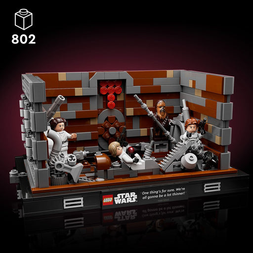 LEGO Star Wars Death Star Trash Compactor Diorama 75339 Building Set for Adults (802 Pieces)