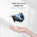 D20 Mini Drone with Camera for Kids, Remote Control Toys Gifts for Boys Girls with Voice Control, Gestures Selfie, Altitude Hold, Gravity Control, One Key Start, 3D Flips 2 Batteries,1 Piece, Blue
