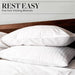 Bed Pillows Standard / Queen Size Set of 2 - down Alternative Bedding Gel Cooling Pillow for Back, Stomach or Side Sleepers