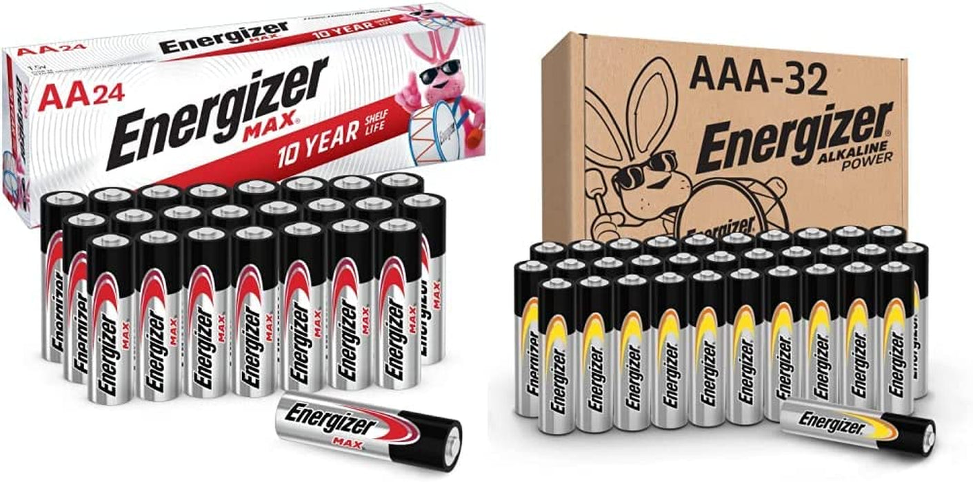 AA Batteries, Max Double a Battery Alkaline, 24 Count