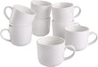Gibson Home Oslo Porcelain Dinnerware Set, Service for 4 (16Pcs), White