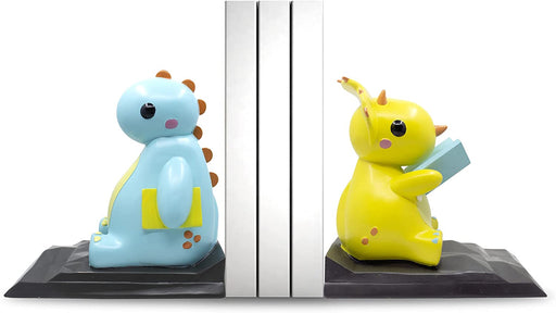Dinosaur Bookends for Kids - Dinosaur Book Ends for Kids Room, Kids Book Ends for Boys Room, Kids Bookends for Shelves, Kid Book Ends Kids, Dinosaur Book Ends for Kids Rooms