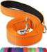 Double-Sided Reflective Dog Leash, 6 FT/5FT/4 FT, Padded Handle Nylon Dogs Leashes for Walking, Training Lead for Small & Medium Dogs, Gray, 5FT