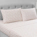 Modern Threads Soft Microfiber Printed Sheets - Luxurious Microfiber Bed Sheets - Includes Flat Sheet, Fitted Sheet with Deep Pockets, & Pillowcases Ivory Twin