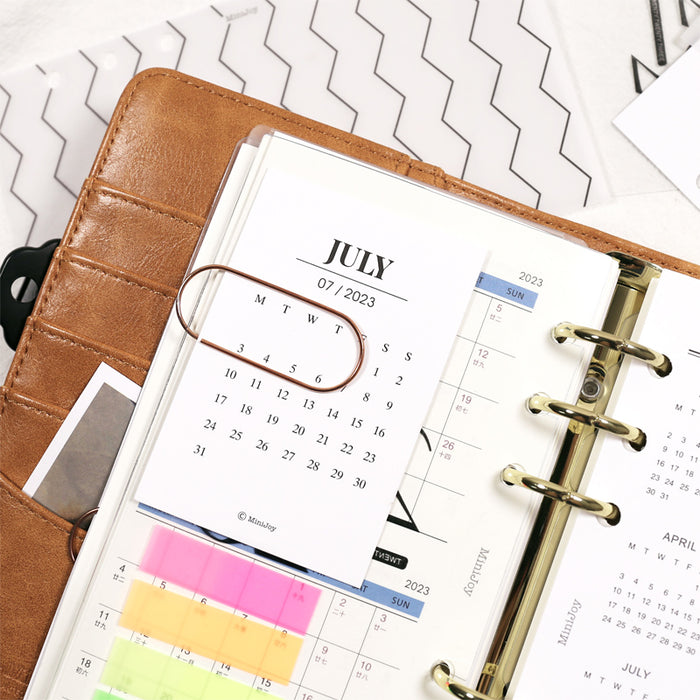 Manual Account 2023 Monthly Calendar Small Card