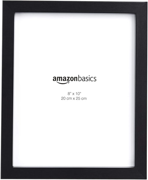 Photo Picture Frame, Black, 8" X 10" Inch (Pack of 2)