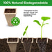 288 Cells Seedling Start Trays with Drain Holes,24 Pcs Peat Pots Seedling Pots Biodegradable,Seedling Starter Kit,Organic Germination Plant Starter Trays(24Xlabels,2Xtransplant Tools,24Pcsxtrays)