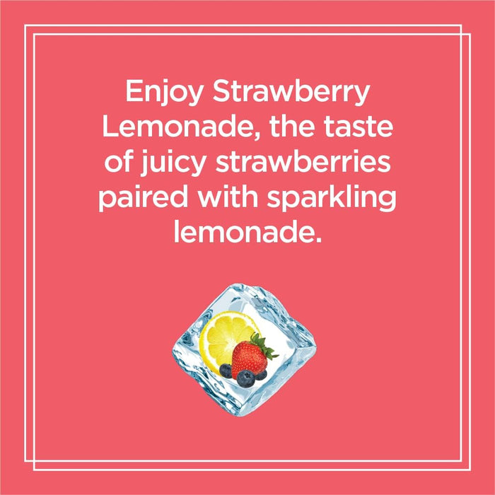 Sparkling Ice, Strawberry Lemonade Sparkling Water, Zero Sugar Flavored Water, with Vitamins and Antioxidants, Low Calorie Beverage, 17 Fl Oz Bottles (Pack of 12)