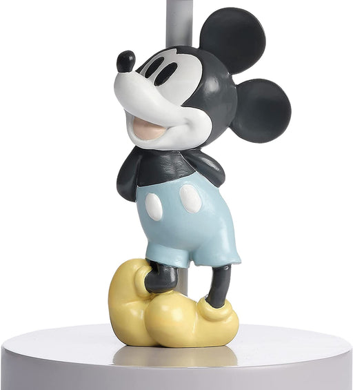 Disney Baby Moonlight Mickey Mouse Lamp with Shade & Bulb - Gray