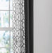 Mainstays Kingwood 4 Piece Curtain Set, 27.5X84, Black