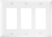 Legrand - Pass & Seymour TP263BK Pass & Seymour Tp263-Bk 3G Decor, 3-Gang, Black