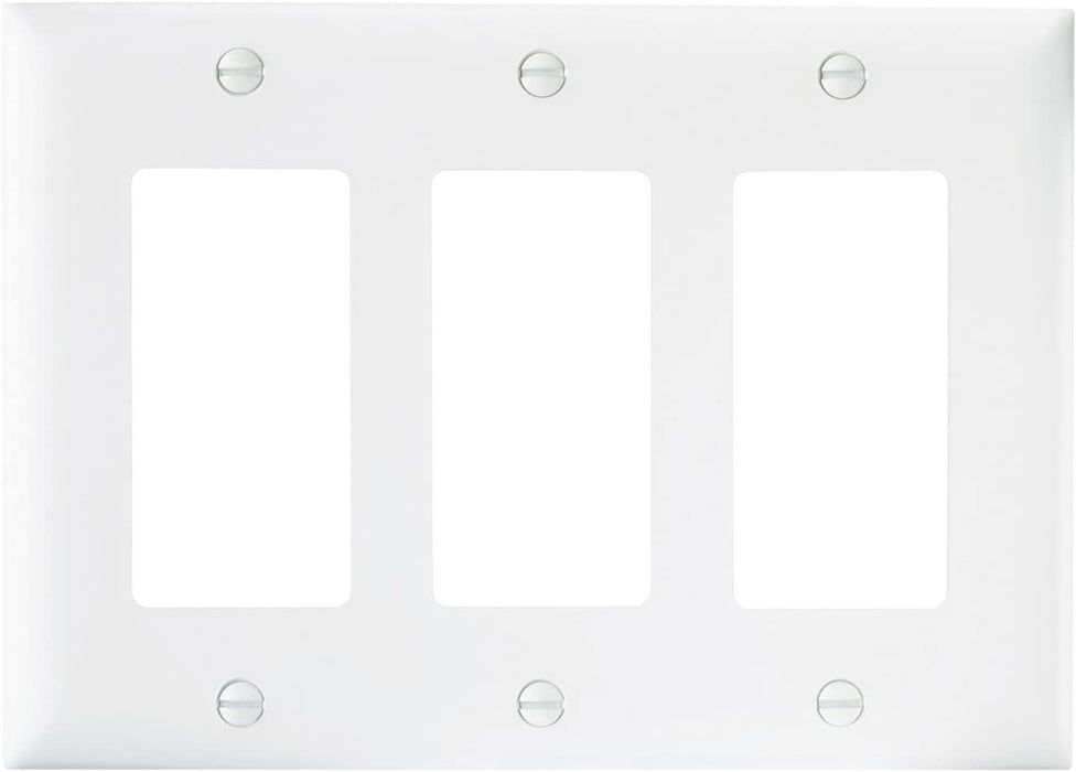 Legrand - Pass & Seymour TP263BK Pass & Seymour Tp263-Bk 3G Decor, 3-Gang, Black