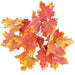 2 Pcs Artificial Maple Shrubs Fake Plants Fall Maple Leaf Bunches for Halloween Home Garden Office Decor, 11.8''