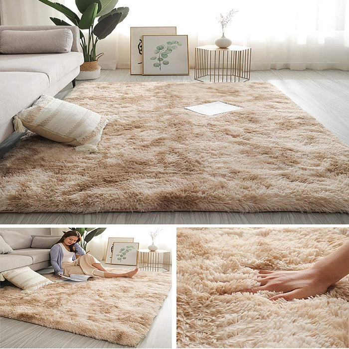 5Ft X 8Ft Shaggy Area Rugs for Bedroom Living Room, Fluffy Rug Plush Decorative Rug for Indoor Home Floor Carpet