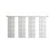 Mainstays Modern Gray Geometric Rod Pocket Sheer Curtain Set, 28" X 63" (4 Panels)