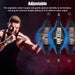 Double End Ball,  Boxing Speed Dodge Training Ball Leather Punch Bag Hanging Speed Ball for Gym MMA Boxing Speed Training, Includes Cords, Stress Relief Exercise Equipment, Adult Kids Men Women