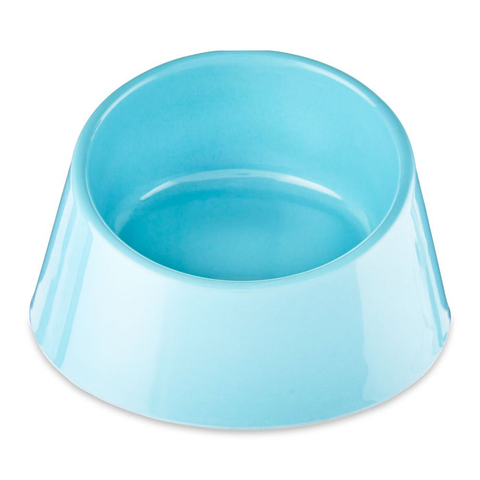 Vibrant Life Raised High Back Pet Bowl, Teal, Small, 8 Oz