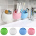 Toothbrush Holder Toothbrush Rack Suction Cup Wall Mounted Stand Waterproof Multifunction Storage Organizer