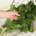 Grape Leaf Cascading Artificial Ivy Vine Bush Greenery - Indoor/Outdoor Tuscany Vineyard Winery Hanging Grape Leaves Plant for Home Porch or Patio Decor (39" L)