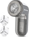 Fabric Shaver and Lint Remover, Sweater Defuzzer with 2-Speeds, 2 Replaceable Stainless Steel Blades, Battery Operated, Remove Clothes Fuzz, Lint Balls, Pills, Bobbles
