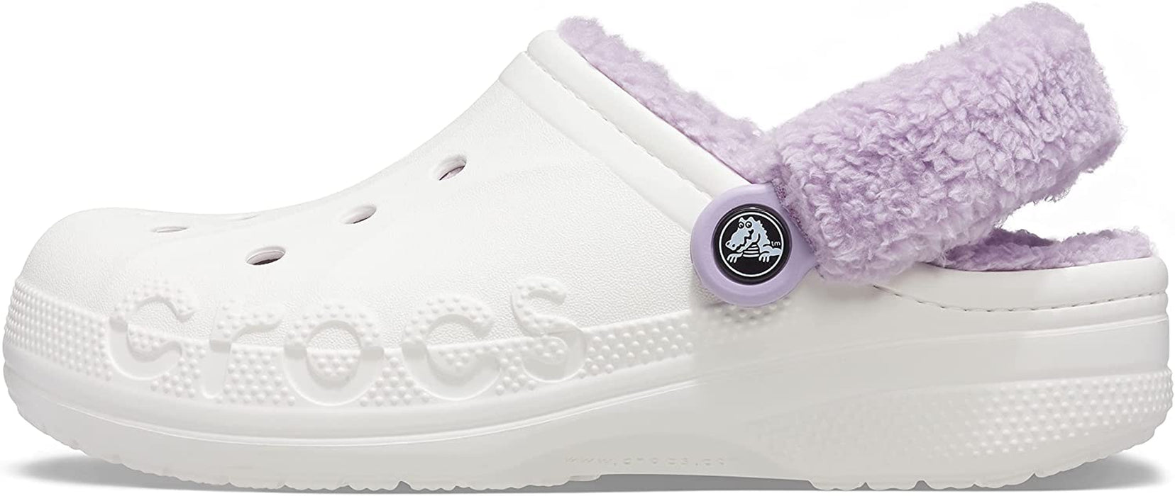 Crocs Unisex-Adult Men'S and Women'S Baya Lined Fuzz Strap Clog