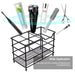 Toothbrush Holder and Bathroom Accessories Black 5 Slots Tooth Brushes Holder