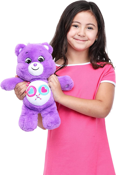 Care Bears Share Bear Stuffed Animal, 14 Inches , Purple