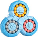Pop Fidget Spinners - Puzzles for Adults,Sensory Toys for Autistic Kids,Fidget Toys -Stress Reduction and Anxiety Relief Hand Sensory Toy, Puzzle Games Rotating Magic Bean for Adults and Kids