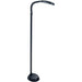 Somerset Home Adjustable Floor Lamp - 6Ft Full Spectrum Natural Sunlight Lamp with Bendable Neck, Black