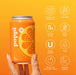 Sparkling Prebiotic Soda W/ Gut Health & Immunity Benefits, Beverages W/ Apple Cider Vinegar, Seltzer Water & Juice, Low Calorie & Low Sugar Drinks, Beach Party Variety Pack, 12Oz (12 Pack) (Packaging May Vary)