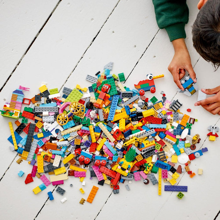 LEGO Classic 90 Years of Play Building Set with 15 Mini Builds 11021