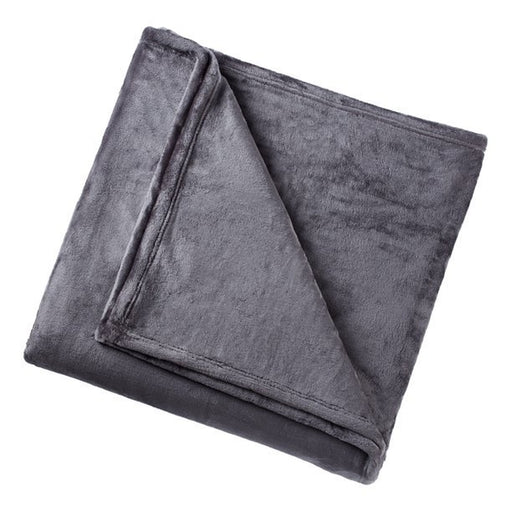 Better Homes & Gardens Luxury Velvet Plush Blanket, Full/Queen, Gray