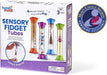 Sensory Fidget Tubes, Anxiety Relief Toy, Occupational Therapy Toys, Fidget Toys for Kids, Sensory Toys for Sensory Play, Play Therapy Toys, Calm down Corner, Toddler Must Haves (Set of 4)