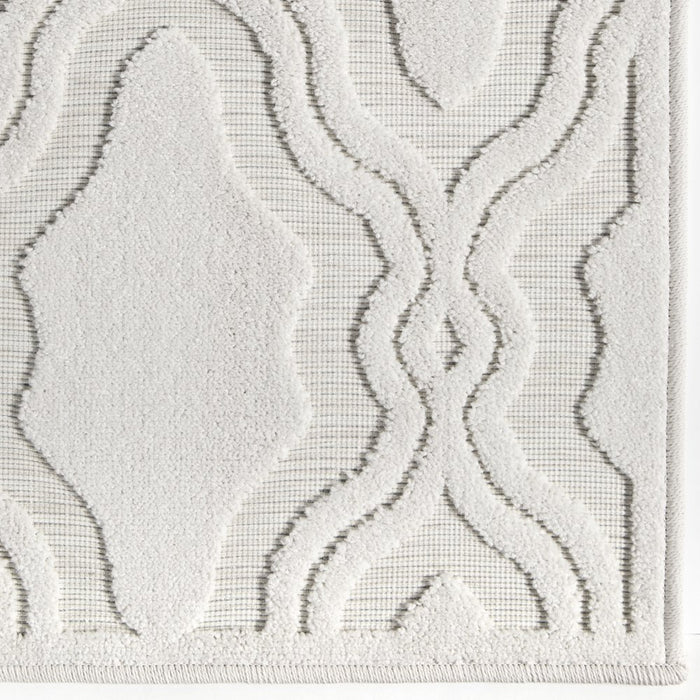 My Texas House Cotton Blossom, Country/Cottage, Geometric, Woven Area Rug, 5'2" X 7'6"