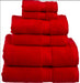 6 Piece Bath Towels Set 2 BATH TOWEL, 2 HAND TOWEL and 2 WASHCLOTHS NAVY COLOR