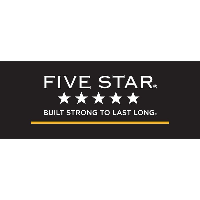 Five Star 4-Pocket Paper Folder, 12" X 9.5" , Black (33601)