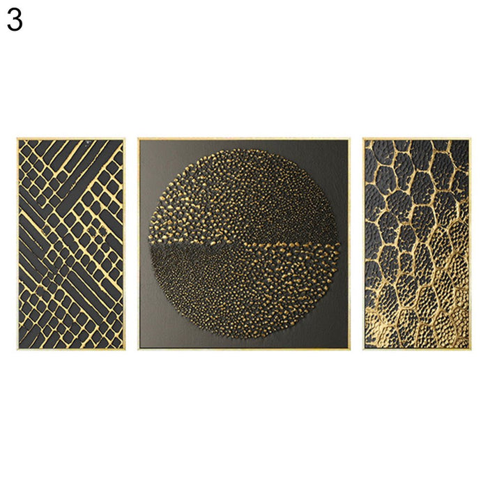 Abstract Geometric Painting Wall Decoration for Bedroom 3 Piece Abstract Canvas Wall Art for Living Room Modern Canvas Prints Kitchen Bathroom Wall Decor Office Home Decoration