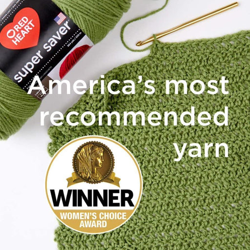 Red Heart Super Saver Jumbo Yarn, Sunny 2 Pack