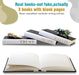 Hardcover Decorative Book,Modern Hardcover Decorative Books,Faith|Hope|Trust(Set of 3) Stacked Books for Decorating Coffee Tables and Bookshelf