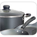 Primaware 18 Piece Non-Stick Cookware Set, Steel Gray