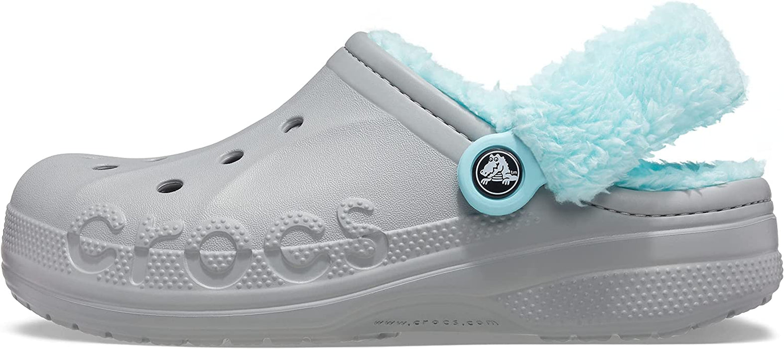 Crocs Unisex-Adult Men'S and Women'S Baya Lined Fuzz Strap Clog