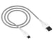 Onn. 6' Braided USB-C to USB Cable, White